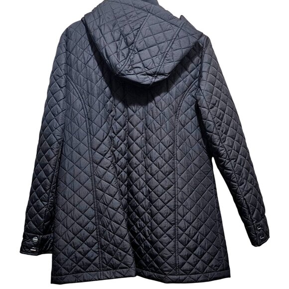 Calvin Klein Quilted Black Jacket XL Woman's - Picture 2 of 12